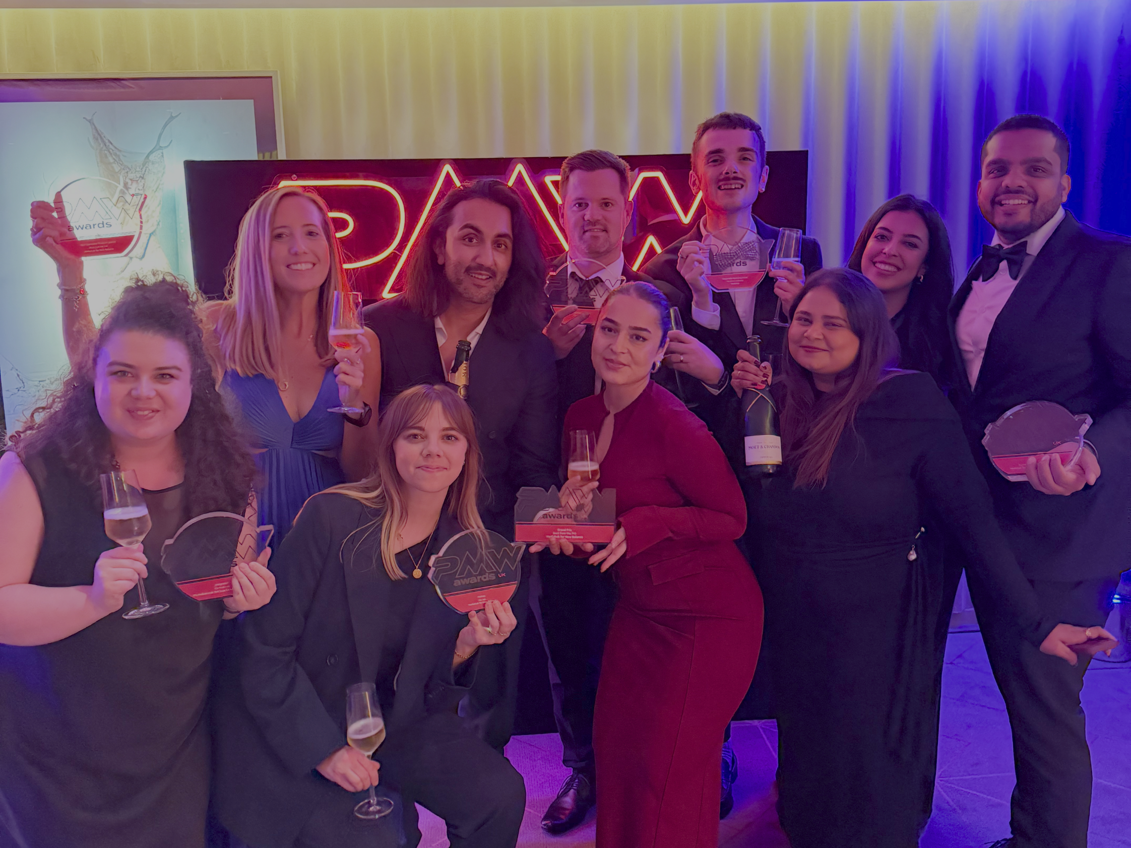 Mediahub U.K. Secures 7 PMW Awards